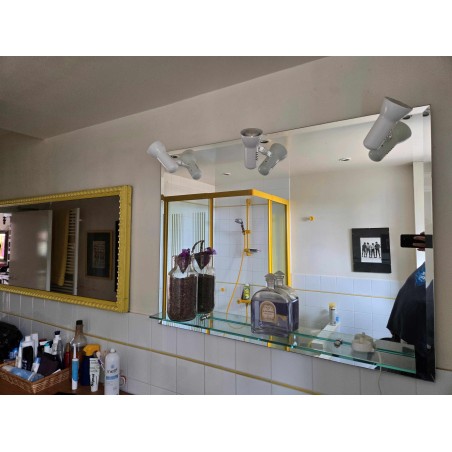 Miroir avec lampe Salle de bain Jaune