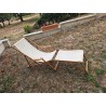Transats avec repose-pieds indépendants - La paire