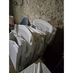 3  X bains de soleil à roulettes + coussins