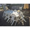 Table et chaises de jardin (X10 chaises)